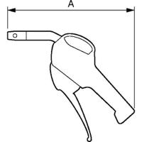 27102-oshp PREVOST 6bar Air Blow Gun, G 1/4in Air Inlet (BSP)