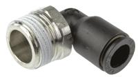 3109-08-17 Legris LF3000 Series Elbow Threaded Adaptor, R 3/8 Male to Push In 8 mm, Threaded-to-Tube Connection Style