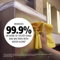 1820584 Rubbermaid Commercial Products HYGEN MF R-40 Cloth Yellow Microfibre Cloths for Wet/Dry, Case of 24