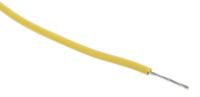 872-5300 RS PRO Yellow 0.33mm² Hook Up Wire, 22 AWG, 17/0.16 mm, 100m, XLPE Insulation