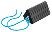 124-4457 RS PRO Rubber Wheel Chock, 250 mm x 150mm x 170 mm