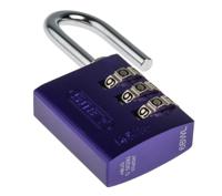 14530-lilac ABUS 145/30 Combination Weatherproof Aluminium Safety Padlock, 4.8mm Shackle, 30mm Body