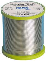 5540941040-1037 Felder Lottechnik Wire, 1mm Lead Free Solder, 227°C Melting Point