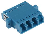 121-3947 RS PRO LC to LC Single Mode Duplex Fibre Optic Adapter, 0.1dB Insertion Loss
