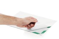 4944131 Durable DURAFRAME® SECURITY Green/White A4 Smooth and rigid Information Frame, 375mm Height, 236mm Width