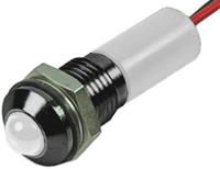 723-9564 RS PRO White Panel Mount Indicator, 24V dc, 8mm Mounting Hole Size, Lead Wires Termination, IP67
