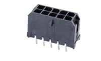 43045-1012 Molex Micro-Fit 3.0 Series Vertical Through Hole PCB Header, 10 Contact(s), 3 mm Pitch, 2 Row, Shrouded