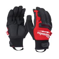 4932479568 Milwaukee Winter Red Acrylic Work Gloves, Size 10, Nitrile Coating
