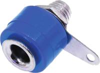 208-0295 RS PRO Blue Female Banana Socket, 4 mm Connector, Solder Termination, 19A, 30V, Nickel Plating