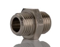 176-0986 RS PRO Brass Pipe Fitting, Straight Threaded Nipple, Male BSPP 1/4in to Male BSPP 1/4in