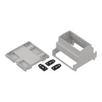206-9057 RS PRO Modular Enclosure Enclosure Type, 89.4 x 89.9 x 65.2mm, ABS DIN Rail Enclosure