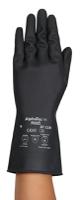 87118105bp Ansell 87-118 Black Polyamide Latex Work Gloves, Size 10.5, Latex Coating