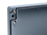 9107210 Rittal GA Series Die Cast Aluminium Wall Box, IP66, 80 mm x 250 mm x 57mm