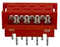 7-215570-8 TE Connectivity 8-Way IDC Connector Plug for  Through Hole Mount, 2-Row