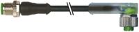 7000-40321-6330200 Murrelektronik Limited Male 3 way M12 to Female 3 way M12 Sensor Actuator Cable, 2 m