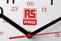 706-4789 RS PRO White Analog Wall Clock, 215mm Diameter