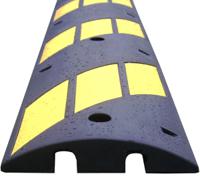 125-2173 RS PRO High Visibility Rubber Speed Bump, 1.83 m x 300mm x 75 mm, 15km/h Speed Limit
