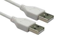 236-9066 RS PRO USB 2.0, Male USB A to Male USB A, 1.8m