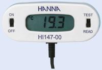 hi147-00 Hanna Instruments HI 147-00 Wired Digital Thermometer for Kitchen Appliance Use, 1 Input(s), +150°C Max, ±0.3 °C