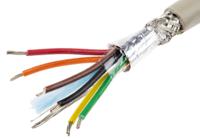 b954064-ge321 Alpha Wire ProTekt Series Data Cable, 6 Cores, 0.35 mm², Screened, 22 AWG, 50m, Screened Shield