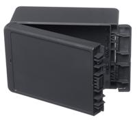 96034234-b-181309-abs-7024 Bopla Bocube Series Graphite Grey ABS Enclosure, IP66, IP68, Graphite Grey Lid, 191 x 125 x 90mm