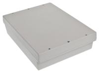 186-2251 RS PRO Grey ABS Enclosure, IP65, IK07, Grey Lid, 197.7 x 144.55 x 52.55mm