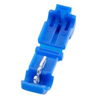 270-7448 RS PRO Quick Splice Wire Splice Connector, Blue, Uninsulated, Tin 14 → 18 AWG