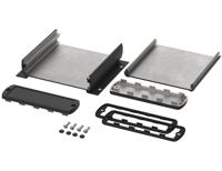 84310100hmt1-abph-1000-0100-wl Bopla Alubos (Set) Series Black Aluminium General Purpose Enclosure, IP65, Flanged, Black Lid, 106 x 32 x 100mm