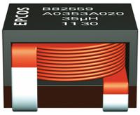 b82559a9153a020 EPCOS, B82559A, ERU20 Yes Wirewound Surface Mount Inductor with a Ferrite Core, 15 μH Wirewound ±10 % 15.3 A Idc