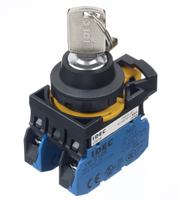 cw1k-2ae20 Idec IP66 Key Switch, 2NO 2-Way