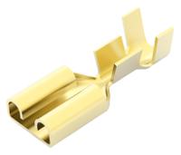 42282-1 TE Connectivity FASTIN-FASTON .250 Uninsulated Female Spade Connector, Receptacle, 6.35 x 0.81mm Tab Size, 0.8mm² to