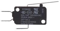 v15h22-cz100a02 Honeywell Leaf Lever Micro Switch, Quick Connect Terminal, 22 A @ 250 V ac, SPDT, IP67