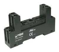 gzs80-black Relpol 8 Pin 300V ac DIN Rail Relay Socket, for use with RM84 Relay, RM85 Inrush Relay, RM85 Relay, RM85 Sensitive