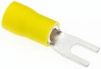 fvws55-s3alf JST A Insulated Crimp Spade Connector, 2.6mm² to 6.6mm², 12AWG to 10AWG, 3.5mm Stud Size Vinyl, Yellow