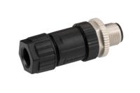 m12d-04bmmb-sl7001 Amphenol Industrial Circular Connector, 4 Contacts, Cable, M12 Connector, Plug, Male, IP67, M Series