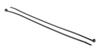 111-05260-t50i-pa66w-bk HellermannTyton Cable Tie, 300mm x 4.6 mm, Black Polyamide 6.6 (PA66), Pk-100