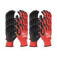 4932471618 Milwaukee CUT C Black, Red Nitrile Nitrile Work Gloves, Size M, Nitrile Coating