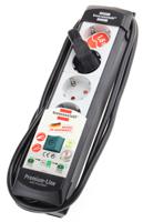 1951540100 brennenstuhl 1.8m 4 Socket Type F - German Schuko Extension Lead, 230 V, IP20