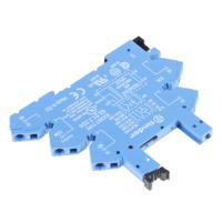 93517024 Finder 93 5 Pin 12V dc DIN Rail Relay Socket, for use with 34.51 Series Relay