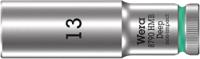 05004530001 Wera 3/8 in Drive 64mm Deep Socket, 6 point, 130 mm Overall Length