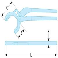 410s Facom Hand Crimp Tool