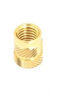 204-0621 RS PRO, M4 Brass Threaded Insert, 7.1mm diameter 5.6mm Depth 8.2mm