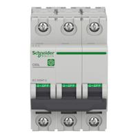 m9f17306 Schneider Electric Multi 9 C60L MCB, 3P, 6A Curve C, 25 kA Breaking Capacity
