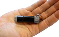 219-8136 RS PRO LED Keyring Torch Black 10 lm, 53 mm