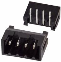 df3a-4p-2ds Hirose DF3 Series Right Angle Through Hole PCB Header, 4 Contact(s), 2 mm Pitch, 1 Row, Shrouded