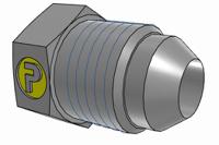 5pnmtxs Parker Blanking Plug 0.28in x 20mm