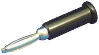 tj-560-b Sato Parts Black Male Banana Plug, 4 mm Connector, Solder Termination, 3A, 30V