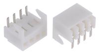 38-00-1334 Molex KK 254 Series Right Angle Through Hole Mount PCB Socket, 4-Contact, 1-Row, 2.54mm Pitch, Solder Termination