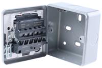k5232-alm MK Electric Silver Metal Clad Switch, 1 Gang, Metalclad