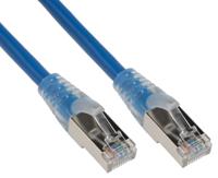 557-048 RS PRO, 5m Cat5e, Blue RJ45 to Male RJ45 Male, F/UTP Shielded, Terminated PVC Sheath